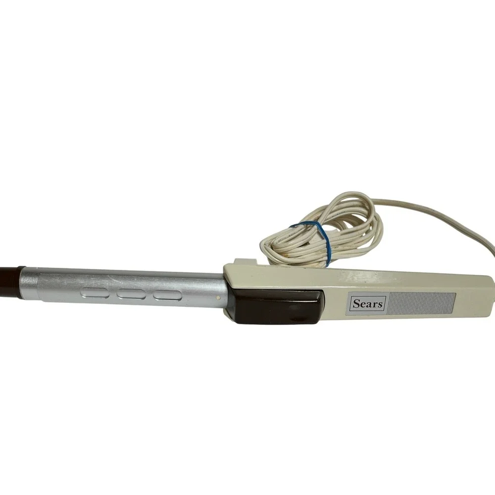 Vintage Sears Electric Hair Curling Iron 253-2500 120V 15W 6ft Cord Styling Tool